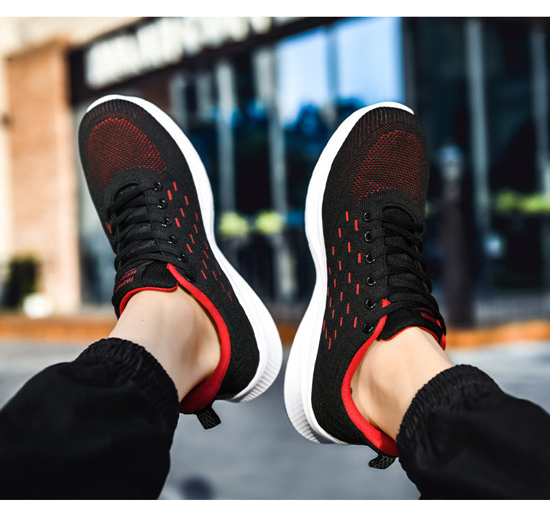 Sports Flying Woven Running Shoes