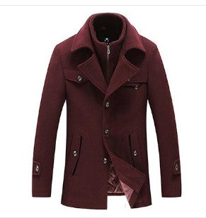 Men Woolen Coats Winter