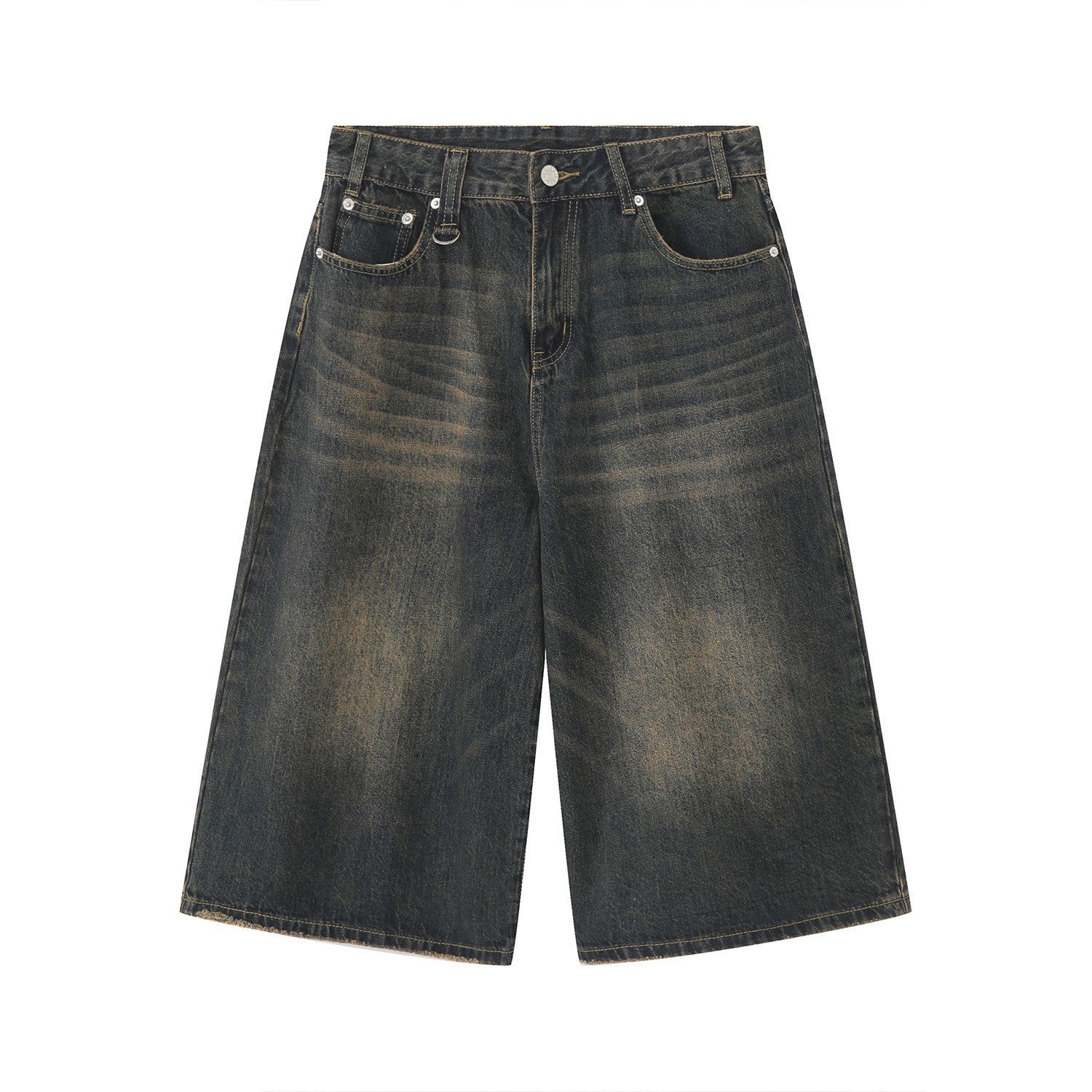 Denim Cropped Pants Men