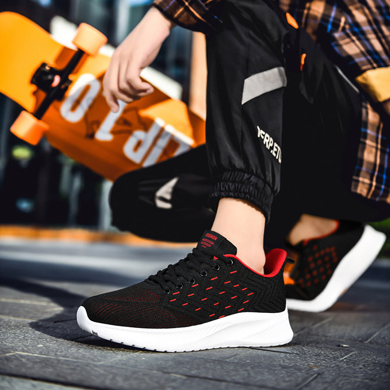 Sports Flying Woven  Running Shoes