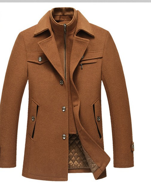Men Woolen Coats Winter