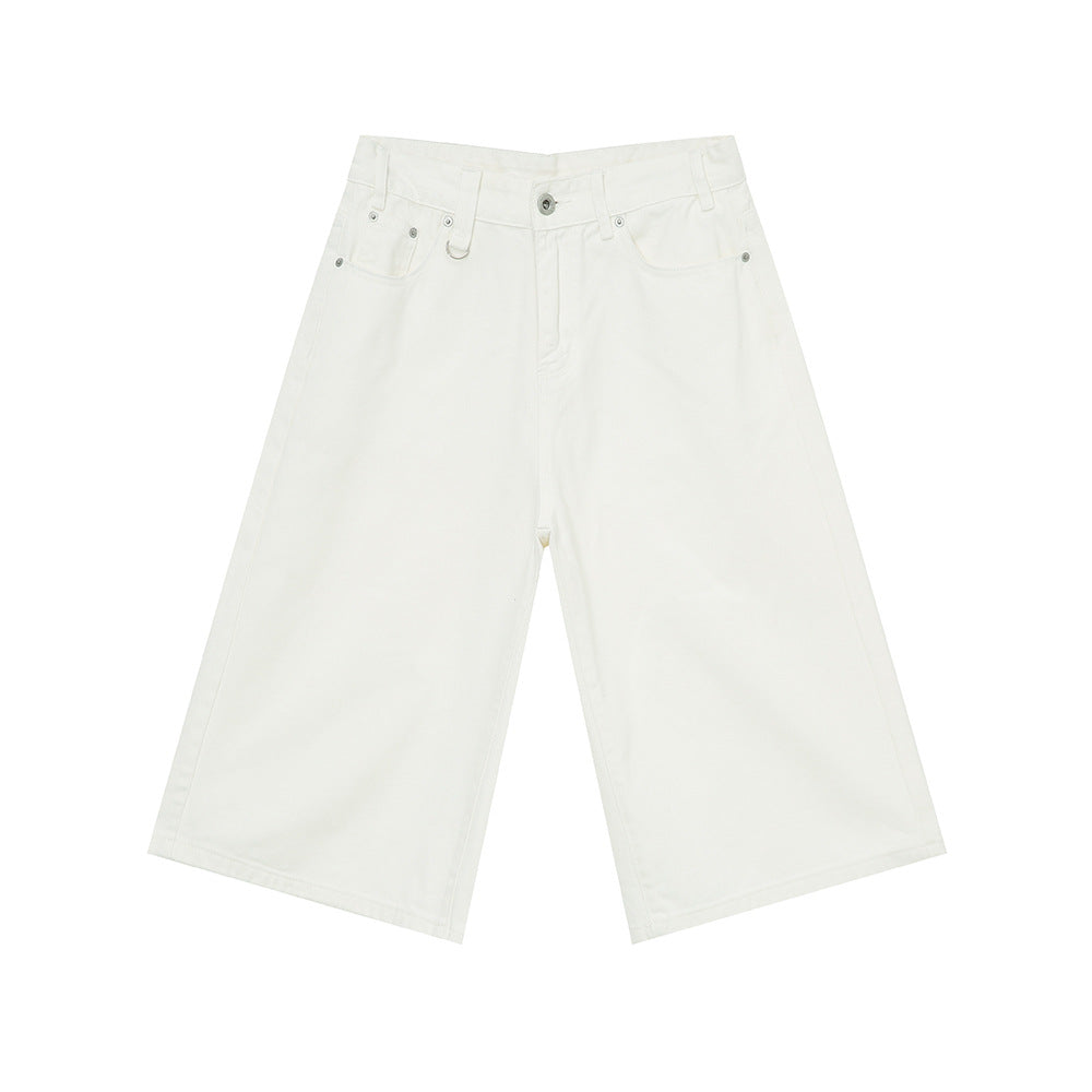 Denim Cropped Pants Men